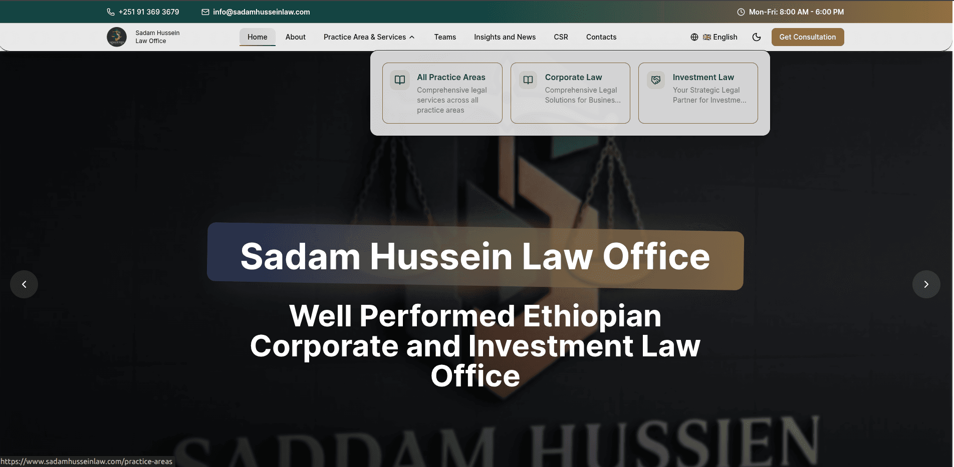Sadam Hussein Law Office